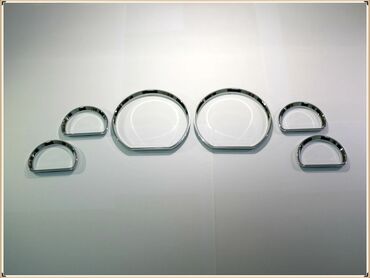 свадебные кольца на авто: Форд Мустанг. Новые хромированные кольца в щиток приборной панели от