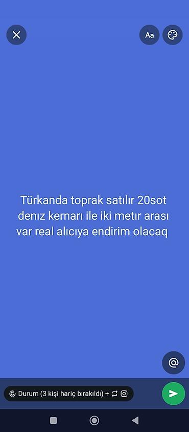 turkanda bağ evi: Mülkiyyətçi — 1