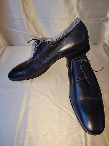 a1 kapsule: Muške elegantne cipele – crne, kožne, Oxford cap-toe UG 31cm - — 5
