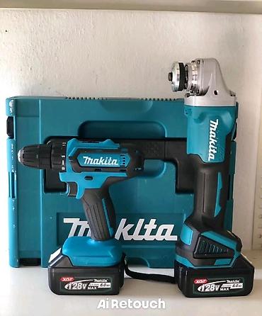 Makita simsiz alətlər dəsti - Tərkib: 1 ədəd akkumulyatorlu zərbəsiz