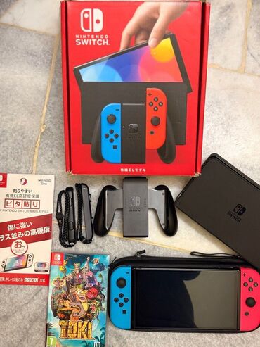 ош номер: Продаю Nintendo Switch OLED Состояние отличное Флэшка 128 гб и 64гб