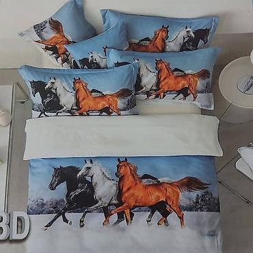 Posteljina: Bračna, Pamuk, bоја - Šareno, Turska — 14