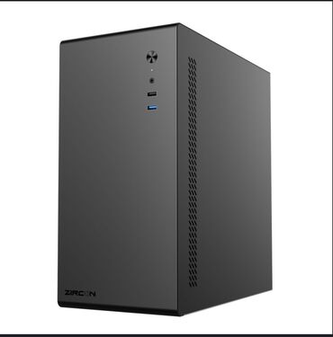 кабель питания для монитора: ПК корпусу, Колдонулган, Micro-ATX, түсү - Кара