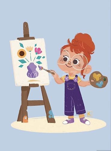modeli: 🎨 Rəsm həvəskar dərsləri uşaqlar üçün! Uşağınızın yaradıcılığını kəşf — 1