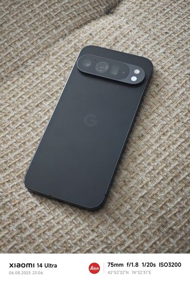 необычные телефоны: Google Pixel 9 Pro XL, Новый, 256 ГБ, цвет - Черный, 2 SIM