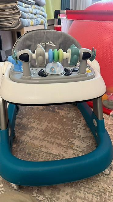 Детский мир: Детский комплект: ходунки Babywalker + шезлонг-качалка Ходунки: - — 5