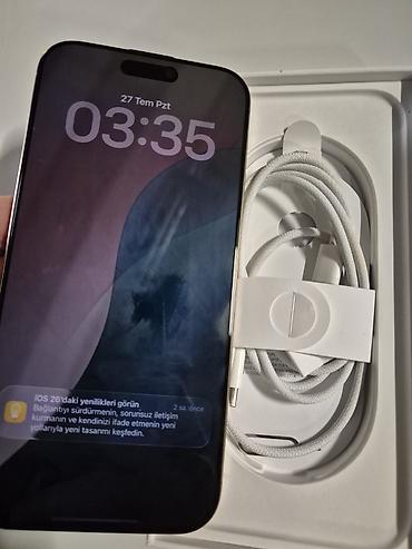 ref iphone satisi: IPhone 16 Pro Max, 256 GB, Natural Titanium, Face ID — 3