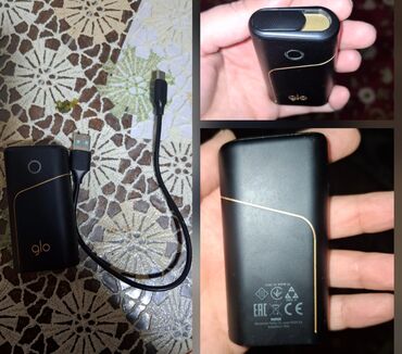 tek pencek: Glo tütün qızdırma cihazı - Rəng: qara, qızılı xətt dizaynı - Brend