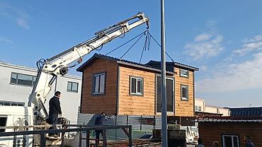 Taxtalar: Həyat evi. Taşınabilən taxta karkaslı ev – modul tiny house - Korpus — 8
