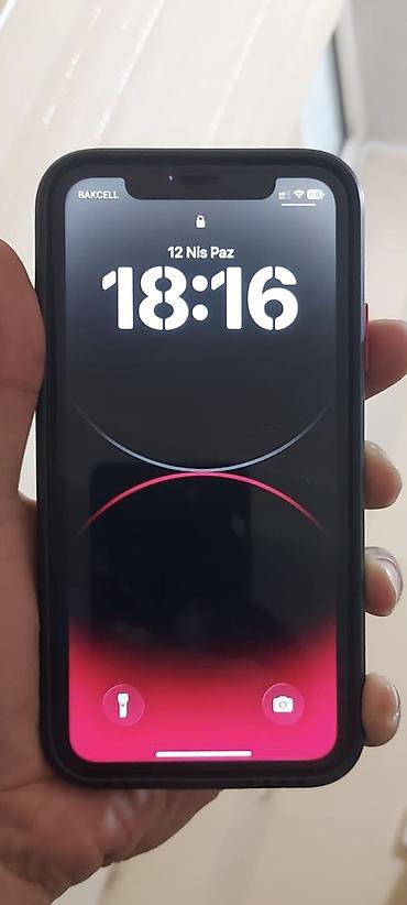 apple dubai: IPhone 11, 128 GB, Black Titanium, Zəmanət, Barmaq izi, Simsiz şarj — 1
