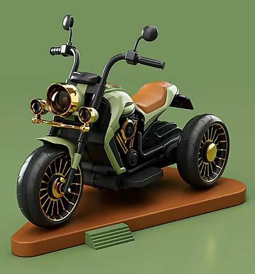 harley davidson: 🛵Retro 2388 Elektrik Uşaq Motosikleti 💚 Retro dizaynı və möhtəşəm — 8