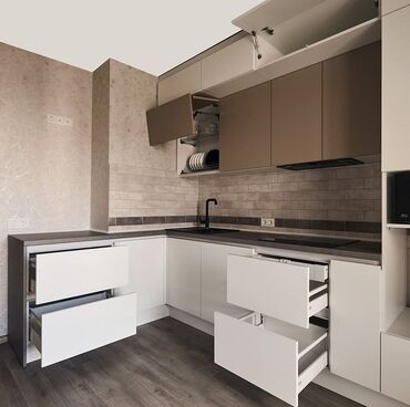 Кухонные гарнитуры: Кухонный гарнитур, Новый, В рассрочку, цвет - Белый, МДФ, Бесплатная доставка — 7