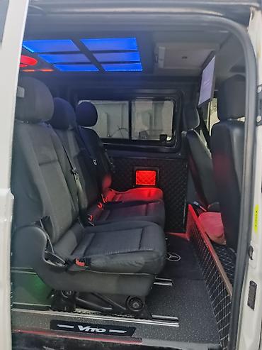 фургоны категории б: Mercedes-Benz Vito 111 CDI, ağ rəng, dizel miniven. Xüsusiyyətlər: - — 10