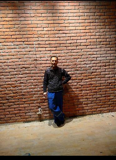 dekorativ divar daslari: Daxili dekor üçün kərpic effektli dekorativ üzlük daşları - Material — 6