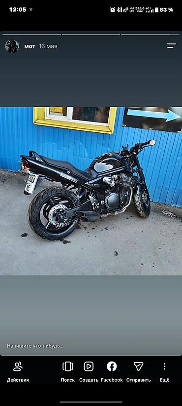 кастомная: Мотоцикл Suzuki Bandit 1200S (кастом) - Классический рядный — 2