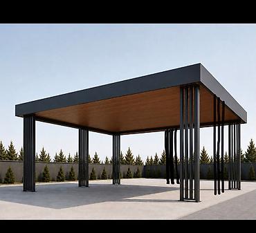 Müasir dizayna malik metal konstruksiyalı örtük/perqola. Açıq lalafo.az -da Müasir dizayna malik metal konstruksiyalı örtük/perqola. Açıq