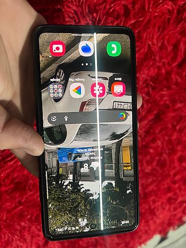 telefon samsung: Samsung Galaxy A52, 128 GB, rəng - Qara, Qırıq — 1