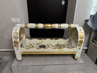 Люльки: Люлька, Новый, Качалка, Дерево, цвет - Белый — 4