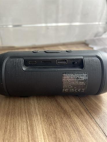 Audio: Portativ Bluetooth kolon - Kompakt, silindrik dizayn, ön hissədə — 2