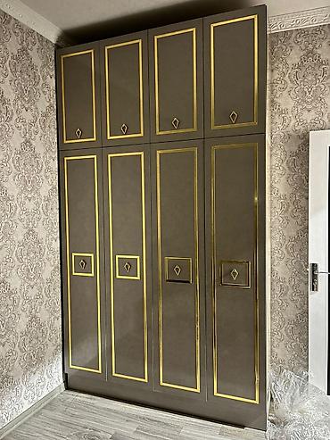 embawood tv stend: - TV stendi və qonaq otağı üçün modul mebel - Rəng: ağ və qrafit — 1