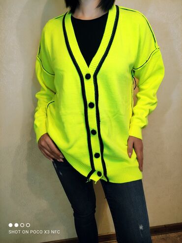 интернет магазин одежды бишкек: Женский свитер M (EU 38), цвет - Желтый