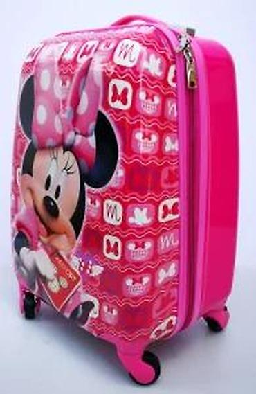 Rančevi, torbe i koferi: Dečiji kofer na točkiće – Minnie Mouse dizajn - Tvrda ABS školjka u — 11