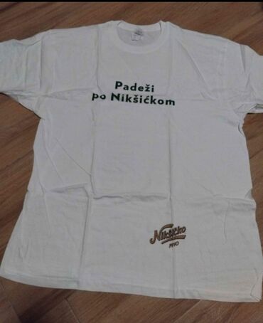 Majice: Majica na kratke rukave, XL (EU 54), bоја - Bela, Pamuk — 10