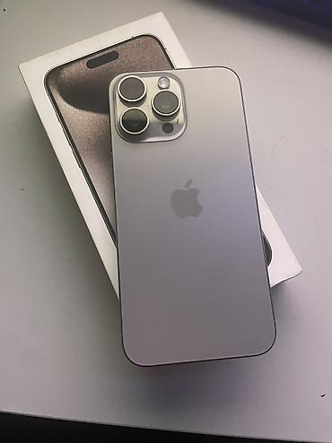 Apple iPhone: IPhone 15 Pro Max, Б/у, 256 ГБ, Natural Titanium, Коробка, 86 % — 3