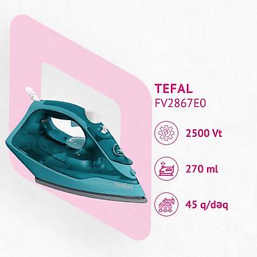 №: 16724 Məhsulun adı: Ütü Tefal FV2867E0 Brend: Tefal Kateqoriya
