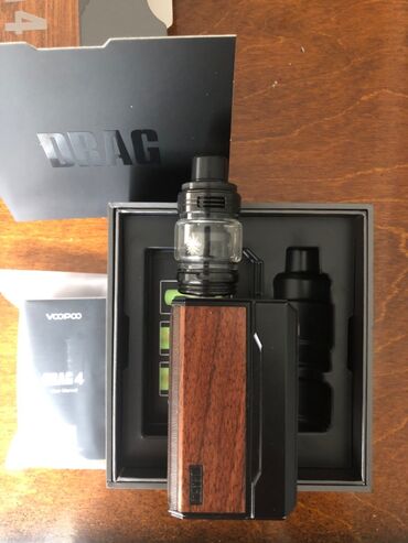 Qəlyan, vayp və aksesuarları: Voopoo Drag 4, cox az istifade olunub, hetda ceki ve zemanet talonu