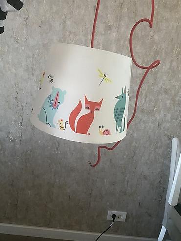 canavar şəkilləri: Uşaq otağı üçün asqılı lampa plafonu - Konsepsiya: Ağ rəngli — 4