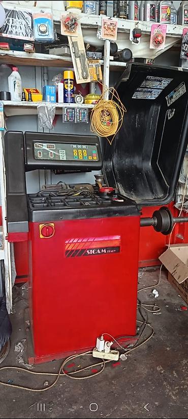 2.3 kompressor: Avtoşin servisi üçün avadanlıqlar paketi - Sicam Italy təkər — 1