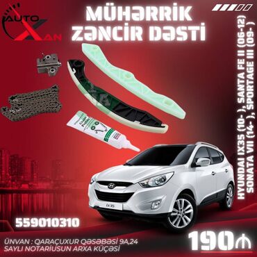 Zəncir və kəmərlər: Hyundai IX35/SANTA FE, 2.4 l, Dizel, 2010 il, Yeni