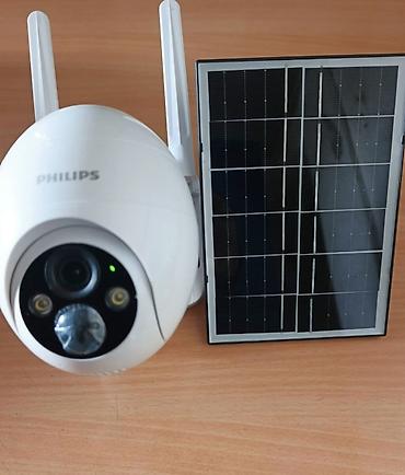 kamera güneş paneli: Philips Günəş Panelli Wi-Fi Kamera + Yaddaş Kartı ​Brend keyfiyyəti — 2