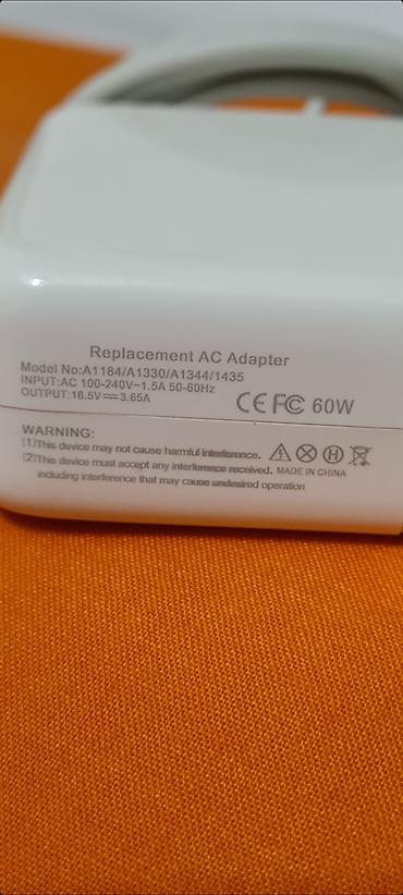 tastatura apple magic keyboard: ★ Replacement AC Adapter (zamenski punjač) snage 60W sa izlazom od — 8