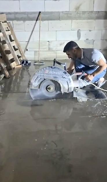 plasiq qapi: Beton kəsən beton deşən səliqəli düz və dairevi kəsim işləri beton — 8