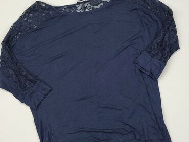 niebieska satynowe bluzki: Bluzka Damska, Amisu, M, stan - Dobry