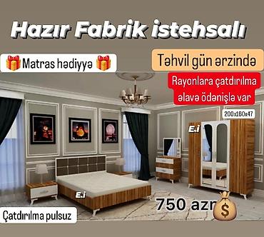 gence mebel instagram: İkinəfərlik çarpayı, Yeni — 1