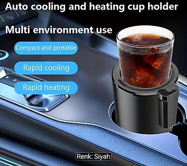 kreditle soyducu: Avtomobil üçün soyudan və isidən stəkan tutacağı – Rəng: qara - İki — 1