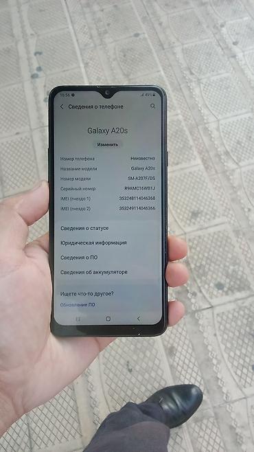 apple studio display: Samsung Galaxy A20s, Б/у, 32 ГБ, цвет - Черный, 2 SIM — 1