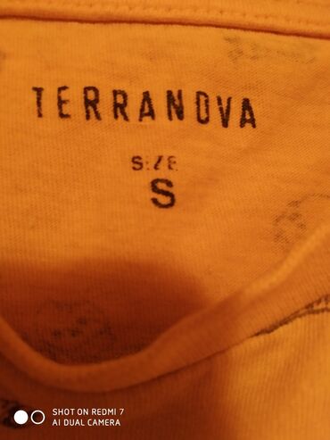 Men's T-shirt Terranova, S (EU 36), bоја - Žuta