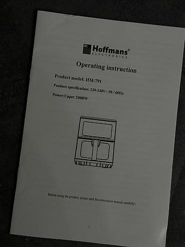 Бытовые фритюрницы: Аэрогриль (фритюрница без масла) Hoffmans Electronics, модель HM-791 — 4