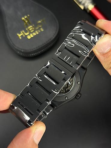 Qol saatları: Yeni, Qol saatı, Hublot, rəng - Qara — 4