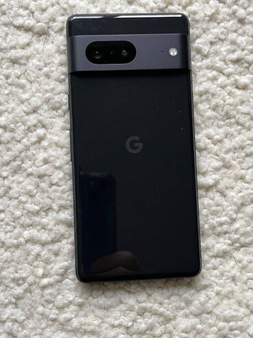 купить бу телефон в бишкеке: Google Pixel 7, Б/у, 128 ГБ, цвет - Черный, 1 SIM, eSIM