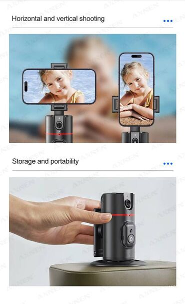 Telefon üçün stabilizatorlar: Gimbal P02 – Ağıllı Video Çəkiliş üçün Mükəmməl Vasitə! 🎥✨ Gimbal P02 — 6