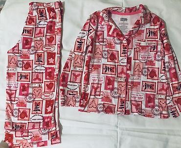 Ev geyimləri, pijamalar: Uşaq pijama dəsti - Model: Choosy Happy markalı iki hissəli pijama - — 1