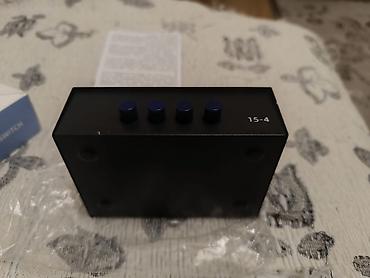 Настольные ПК и комплектующие: Məhsul: 4x1 VGA Switch (4 Port VGA Video Switch, Wide Screen) Təsvir — 3
