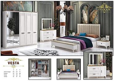 paltar dolabı: İkinəfərlik çarpayı, Dolab, Tumba, Termo, Yeni — 1