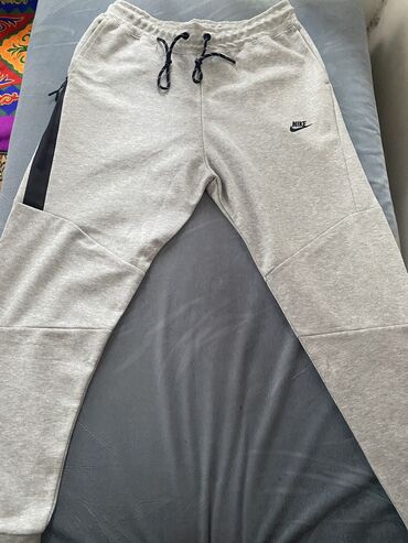 мужские брюки nike: Брюки XL (EU 42), цвет - Серый