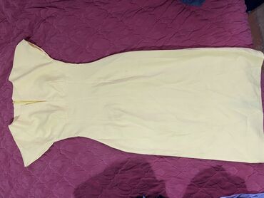 цвет нежный платье цвет: Повседневное платье, Лето, L (EU 40), XL (EU 42), 2XL (EU 44)